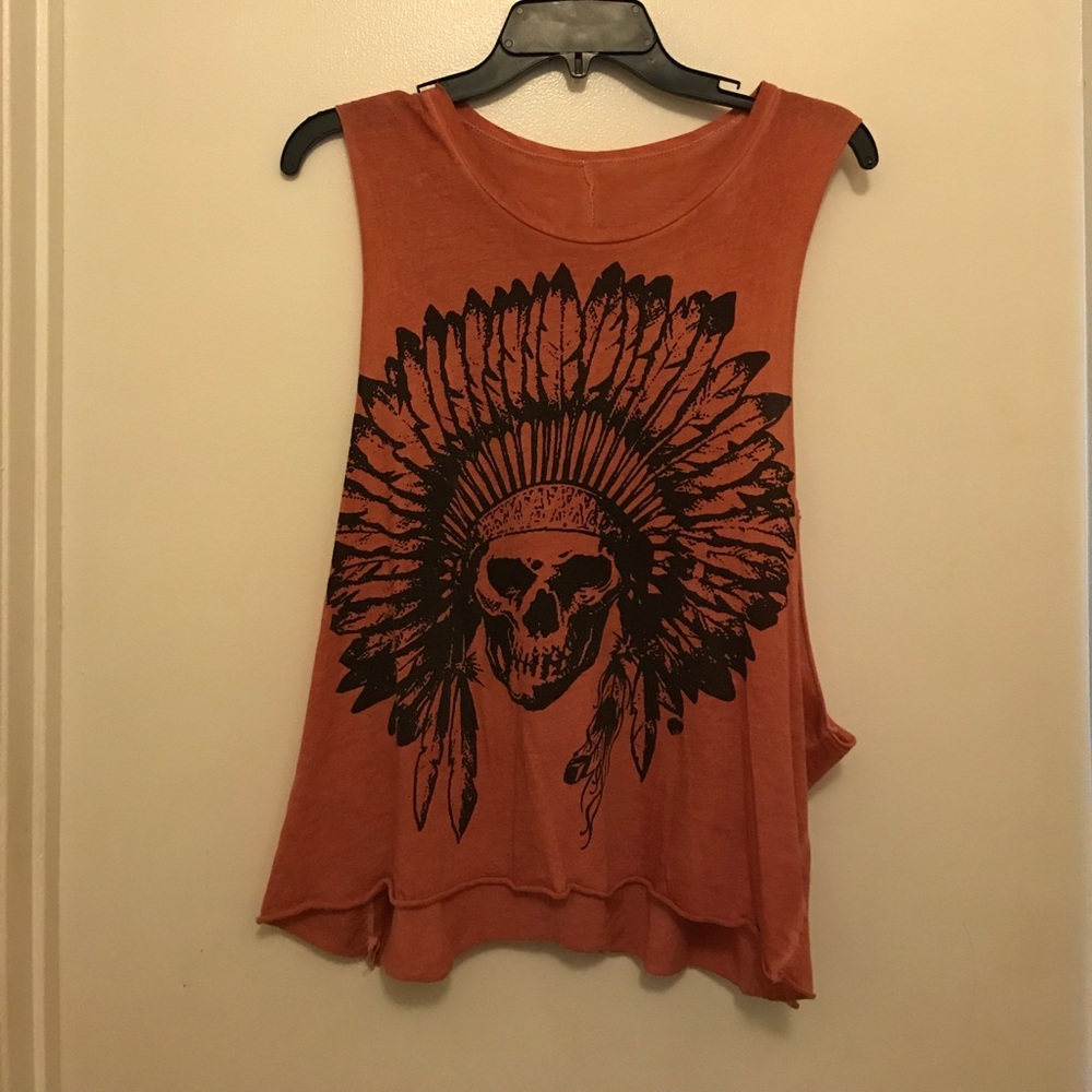 Brandy Melville American Indian Muscle Tee